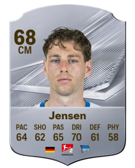 Jensen 68 Rare CM FC 26 card