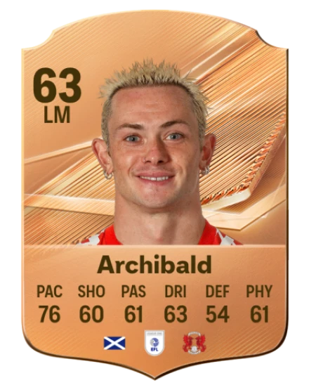 Archibald 63 Bronze LM FC 27 card