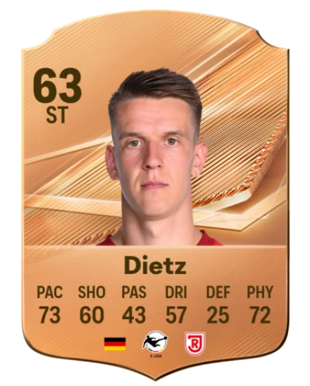 Dietz 63 Bronze ST FC 27 card