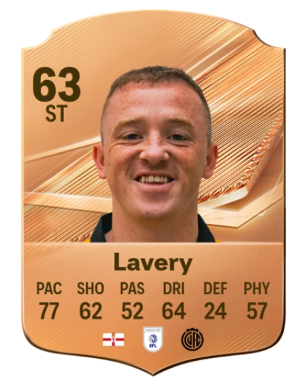 Lavery 63 Bronze ST FC 27 card
