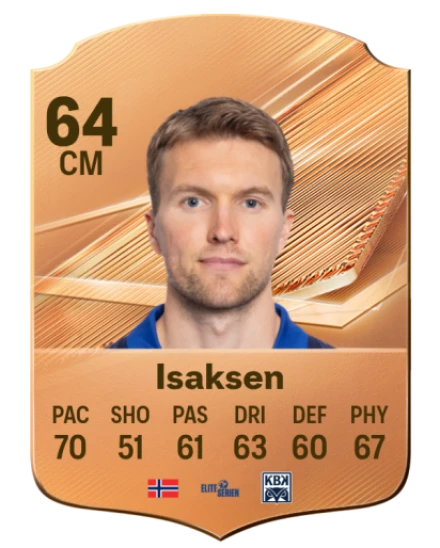 Isaksen 64 Common CM FC 26 card