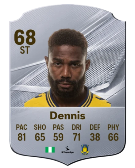 Dennis 68 Common ST FC 26 card