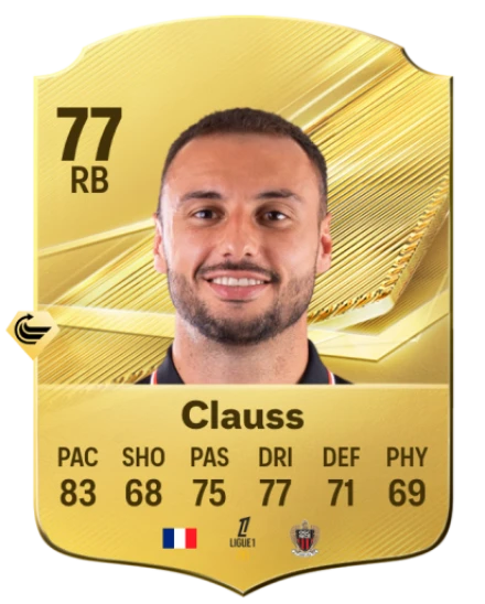 Clauss 77 Common RB FC 26 card