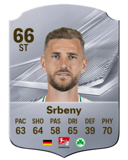 Srbeny 66 Silver ST FC 27 card