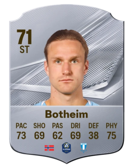 Botheim 71 Rare ST FC 26 card