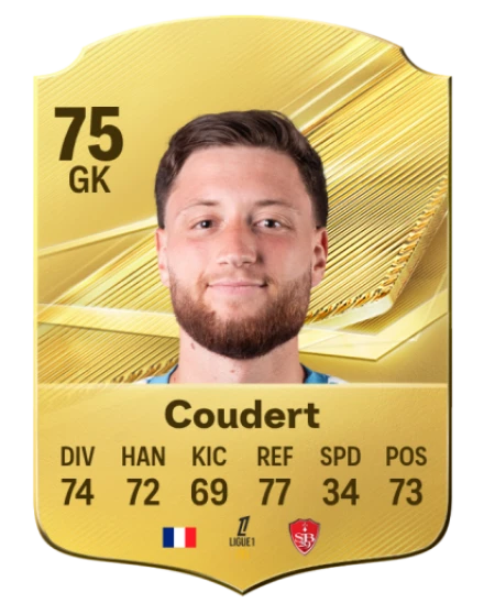 Coudert 75 Common GK FC 26 card