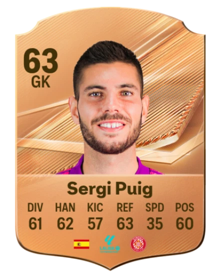 Sergi Puig 63 Bronze GK FC 27 card