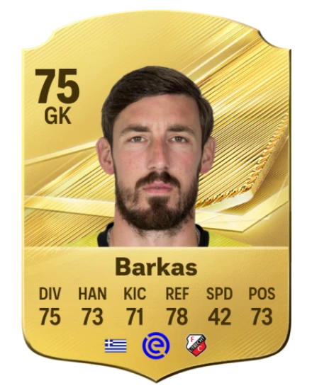 Barkas 75 Common GK FC 26 card