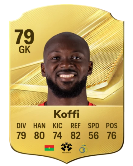 Koffi 79 Common GK FC 26 card