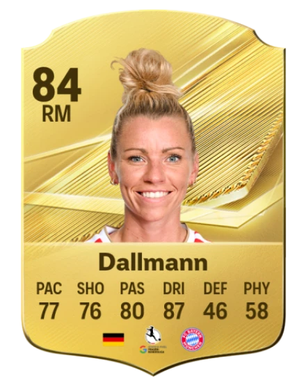 Dallmann 84 Common RM FC 26 card