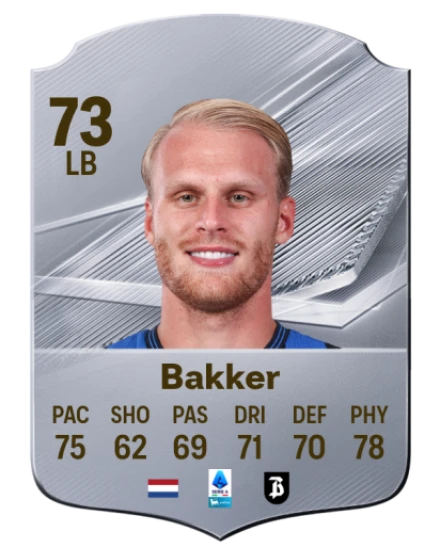 Bakker 73 Silver LB FC 27 card