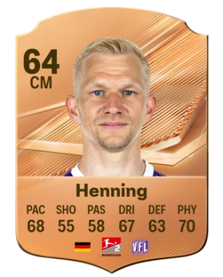 Henning 64 Bronze CM FC 27 card