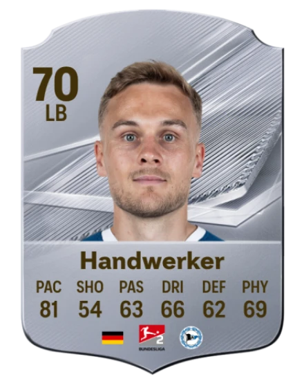 Handwerker 70 Common LB FC 26 card