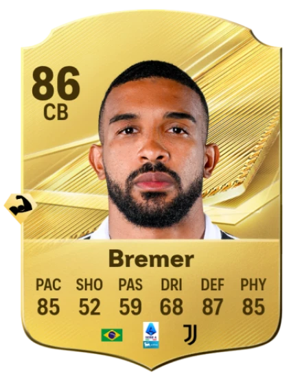 Bremer 86 Common CB FC 26 card