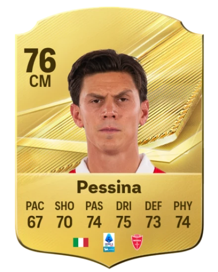 Pessina 76 Common CM FC 26 card