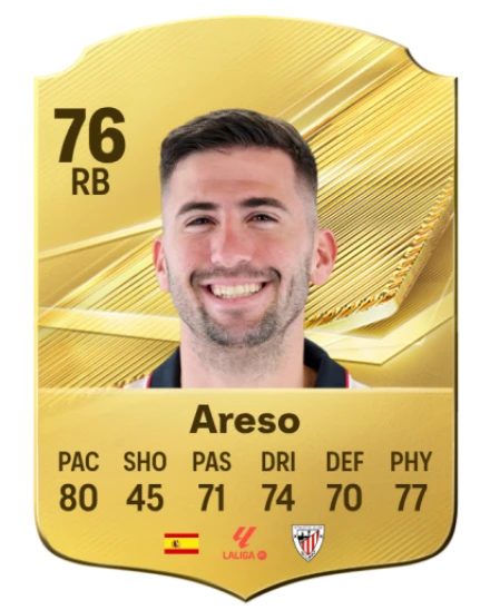 Areso 76 Common RB FC 26 card