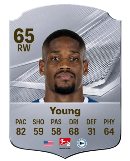 Young 65 Silver RW FC 27 card