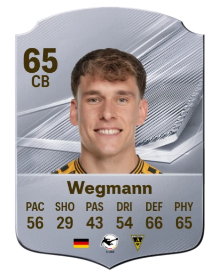 Wegmann 65 Common CB FC 26 card