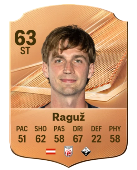 Raguž 63 Bronze ST FC 27 card