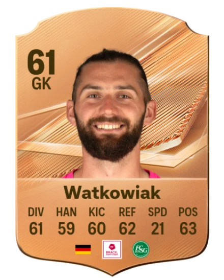 Watkowiak 61 Bronze GK FC 27 card