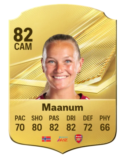 Maanum 82 Gold CAM FC 27 card
