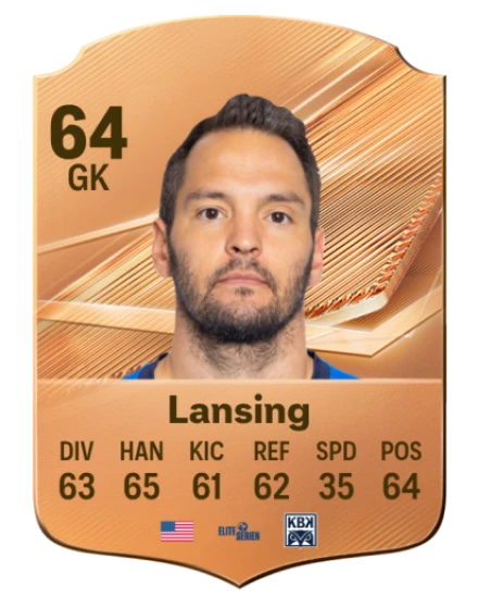 Lansing 64 Common GK FC 26 card