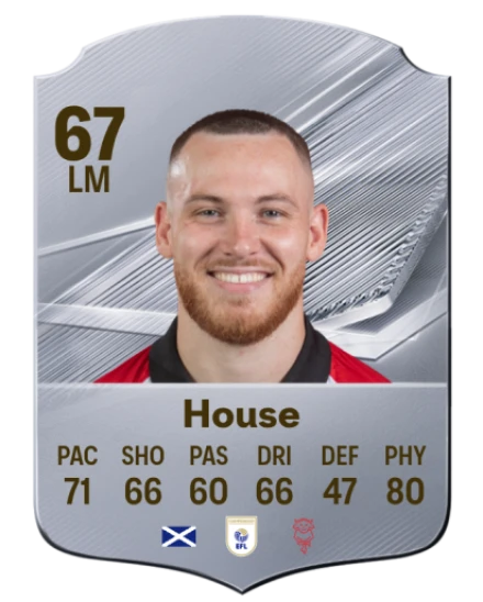 House 67 Silver LM FC 27 card