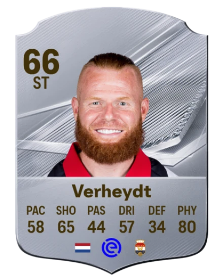 Verheydt 66 Silver ST FC 27 card