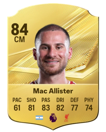 Mac Allister 84 Common CM FC 26 card