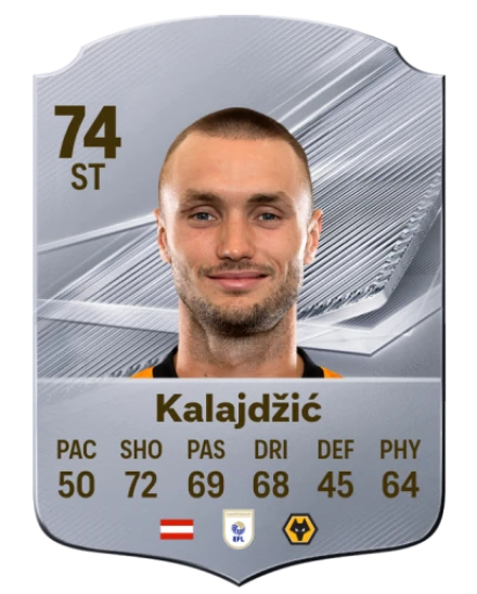 Kalajdžić 74 Rare ST FC 26 card
