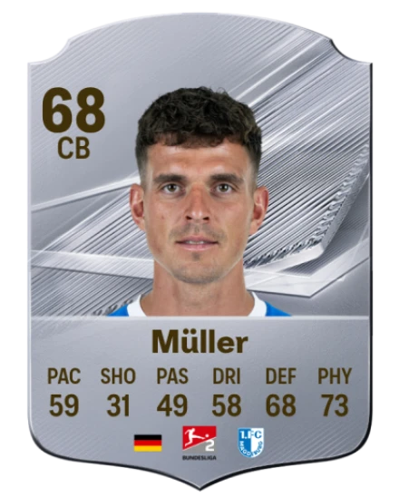 Müller 68 Common CB FC 26 card