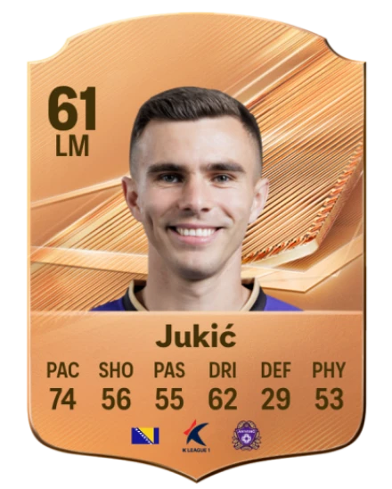 Jukić 61 Bronze LM FC 27 card
