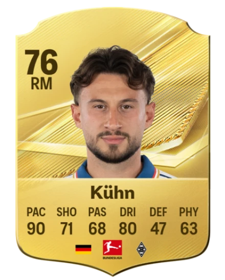 Kühn 76 Gold RM FC 27 card
