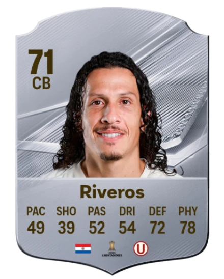 Riveros 71 Common CB FC 26 card