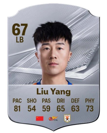 Liu Yang 67 Common LB FC 26 card