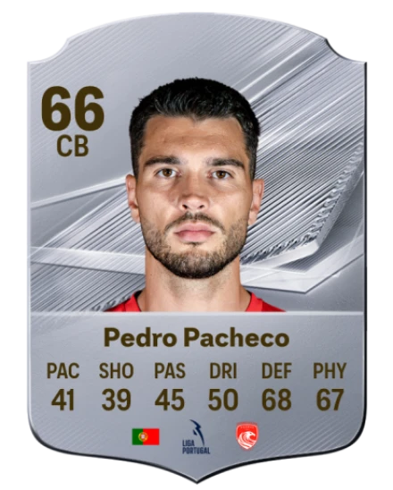 Pedro Pacheco 66 Silver CB FC 27 card