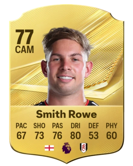 Smith Rowe 77 Common CAM FC 26 card