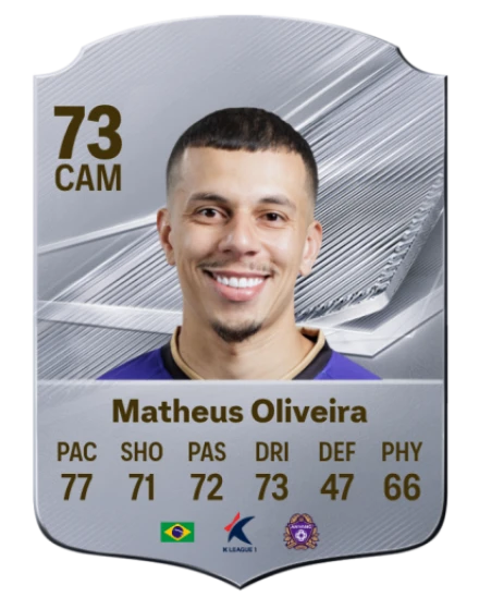 Matheus Oliveira 73 Common CAM FC 26 card