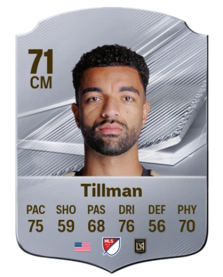 Tillman 71 Common CM FC 26 card