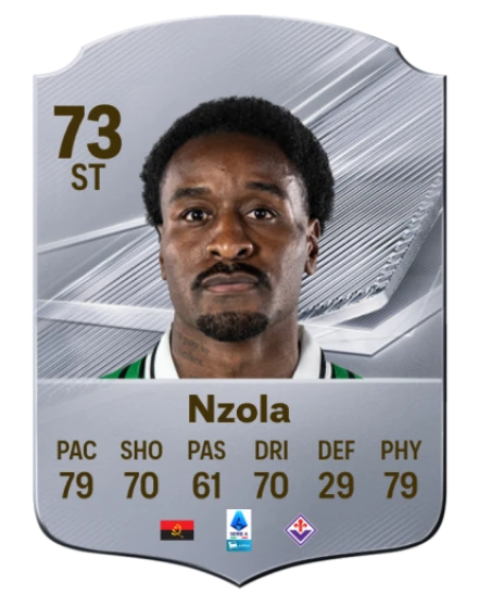 Nzola 73 Silver ST FC 27 card