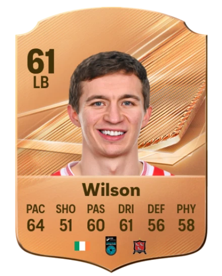 Wilson 61 Common LB FC 26 card