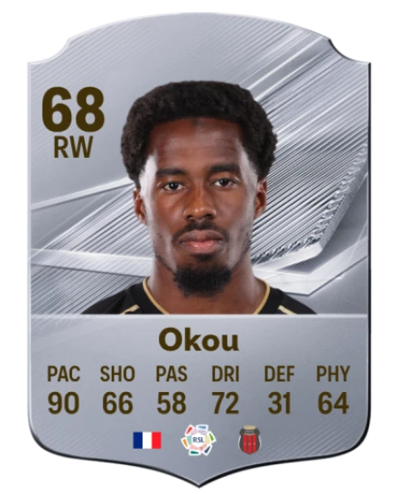 Okou 68 Common RW FC 26 card