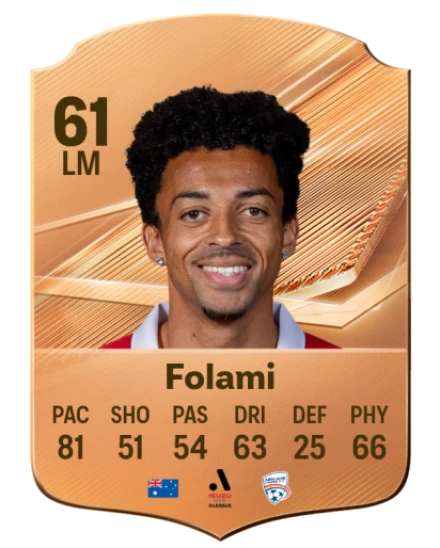 Folami 61 Bronze LM FC 27 card