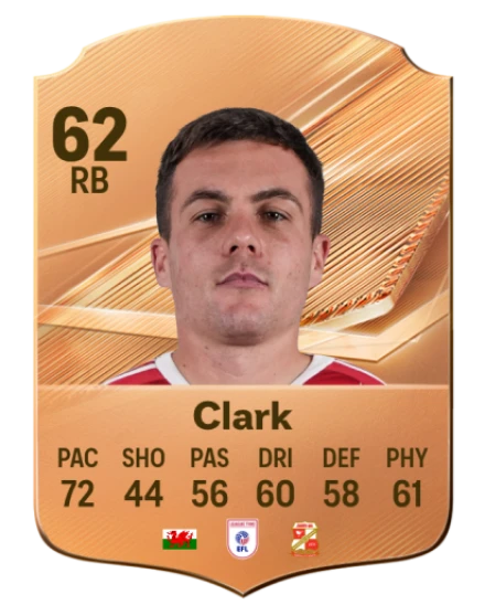 Clark 62 Common RB FC 26 card