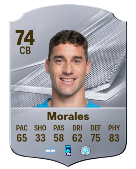 Morales 74 Common CB FC 26 card