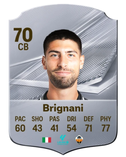 Brignani 70 Common CB FC 26 card