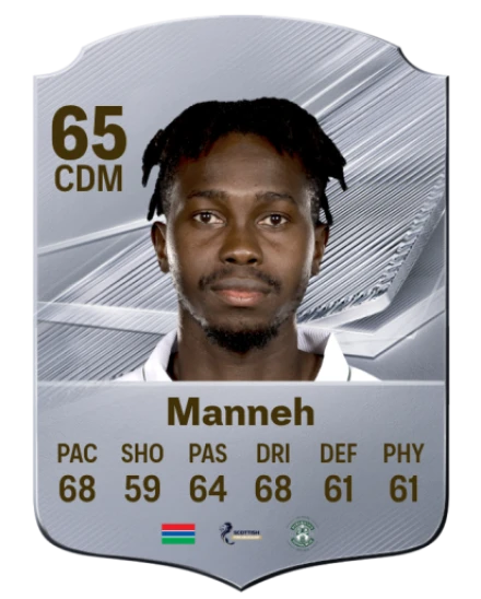 Manneh 65 Rare CDM FC 26 card