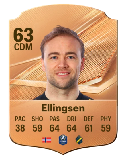 Ellingsen 63 Bronze CDM FC 27 card