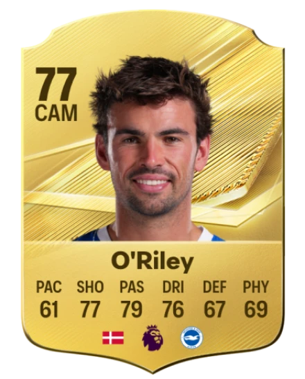 O'Riley 77 Gold CAM FC 27 card
