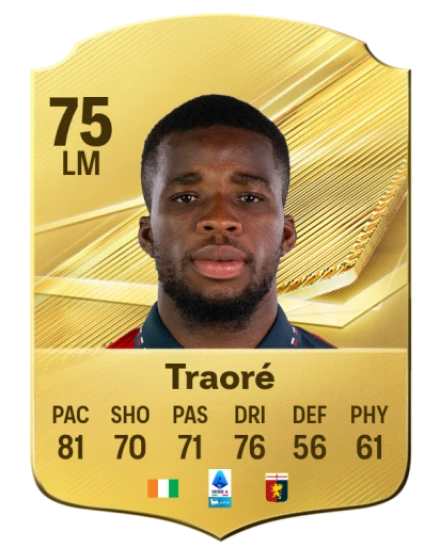 Traoré 75 Common LM FC 26 card